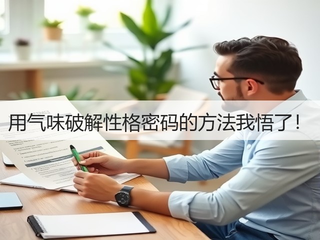 用气味破解性格密码的方法我悟了!(图2) 用气味破解性格密码的方法我悟了!(图2)