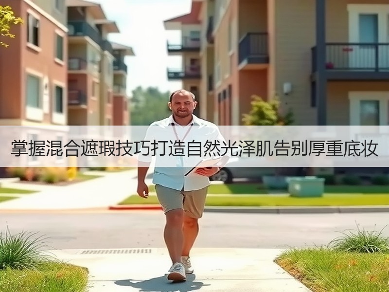 掌握混合遮瑕技巧打造自然光泽肌告别厚重底妆