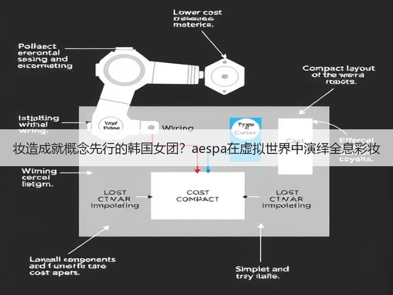妆造成就概念先行的韩国女团？aespa在虚拟世界中演绎全息彩妆