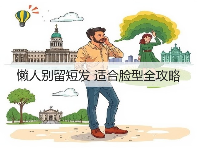 懒人别留短发 适合脸型全攻略(图1) 懒人别留短发 适合脸型全攻略(图1)