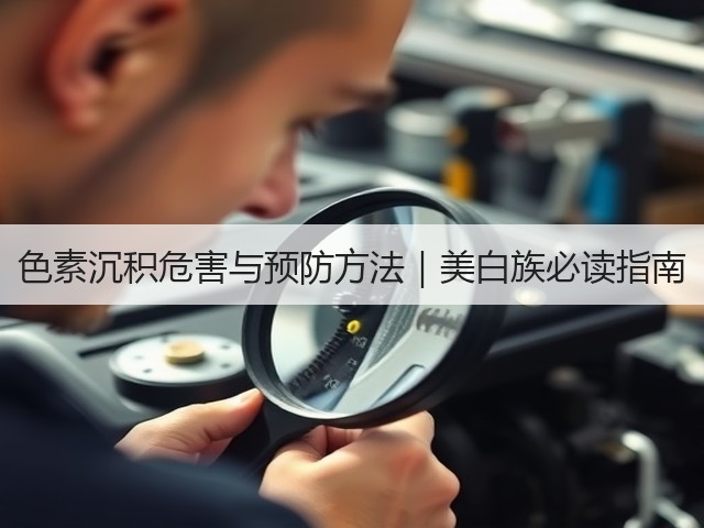 色素沉积危害与预防方法|美白族必读指南(图1) 色素沉积危害与预防方法|美白族必读指南(图1)