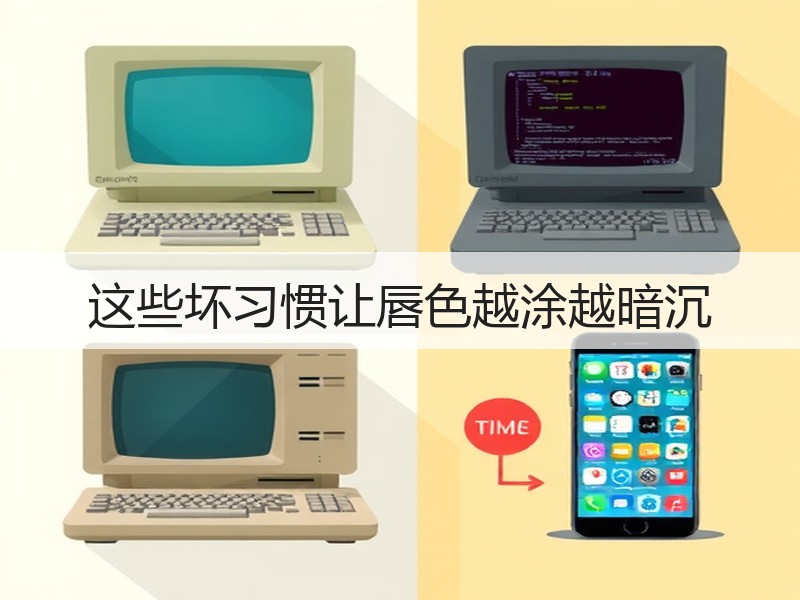 这些坏习惯让唇色越涂越暗沉