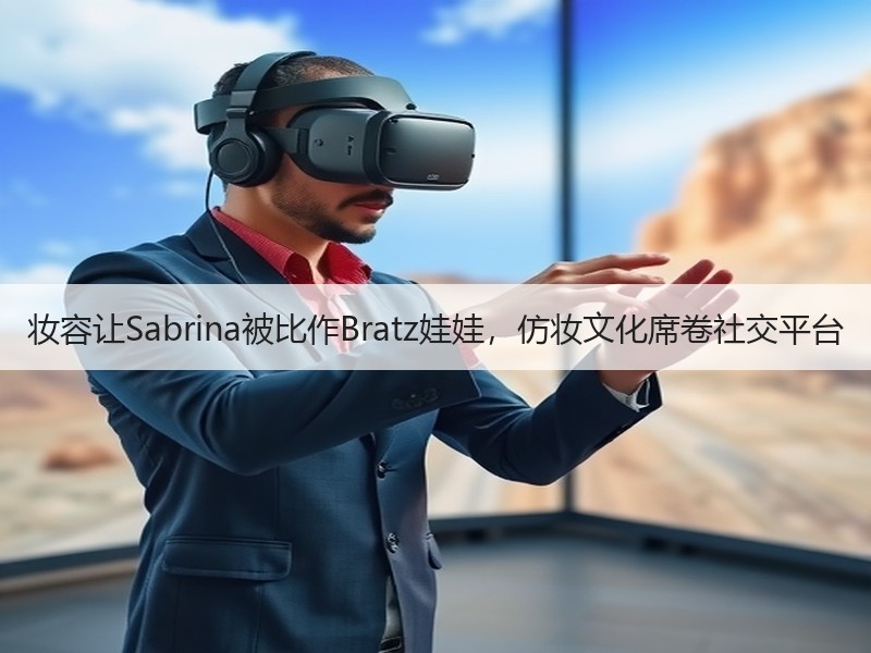 妆容让Sabrina被比作Bratz娃娃，仿妆文化席卷社交平台