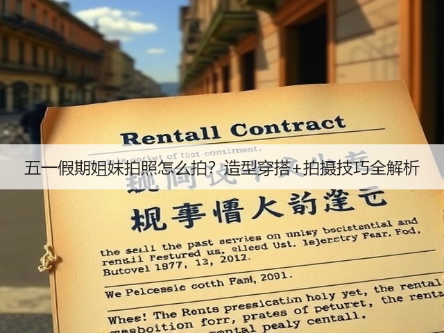 五一假期姐妹拍照怎么拍？造型穿搭+拍摄技巧全解析(图3)