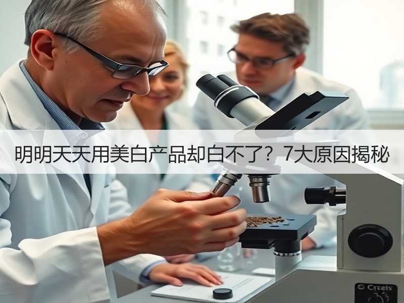 明明天天用美白产品却白不了？7大原因揭秘