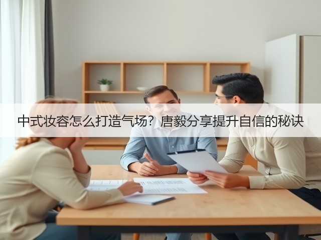 中式妆容怎么打造气场?唐毅分享提升自信的秘诀(图2) 中式妆容怎么打造气场?唐毅分享提升自信的秘诀(图2)