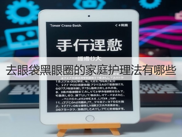 去眼袋黑眼圈的家庭护理法有哪些(图1) 去眼袋黑眼圈的家庭护理法有哪些(图1)