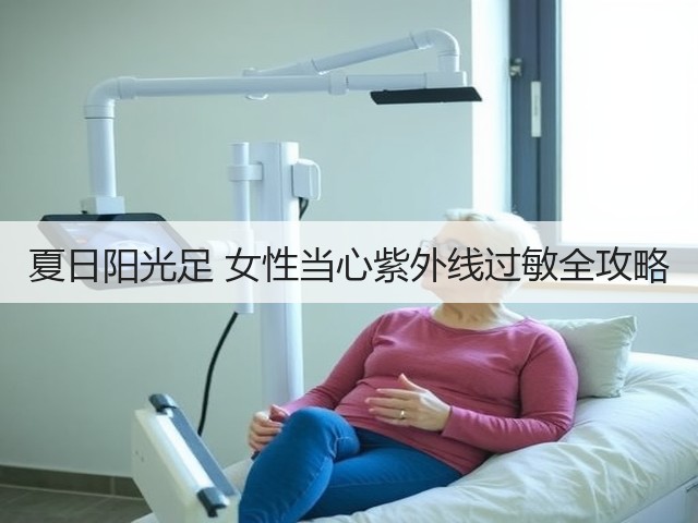 夏日阳光足 女性当心紫外线过敏全攻略(图2)