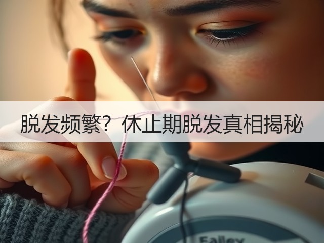 脱发频繁?休止期脱发真相揭秘(图2) 脱发频繁?休止期脱发真相揭秘(图2)