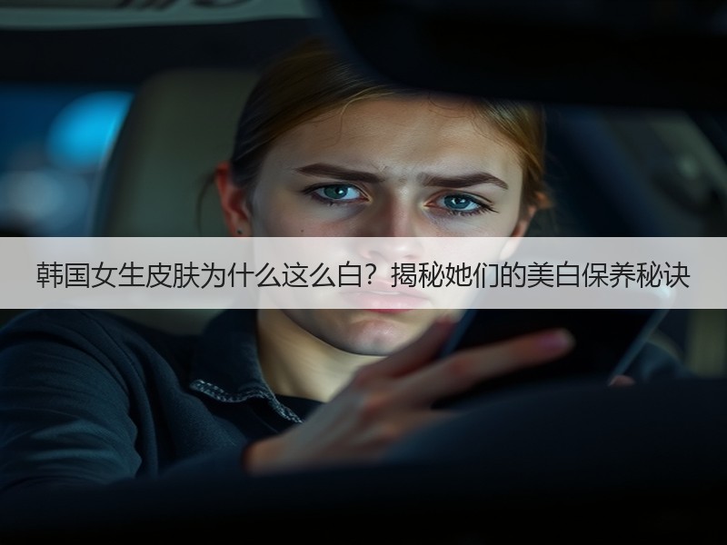 韩国女生皮肤为什么这么白？揭秘她们的美白保养秘诀