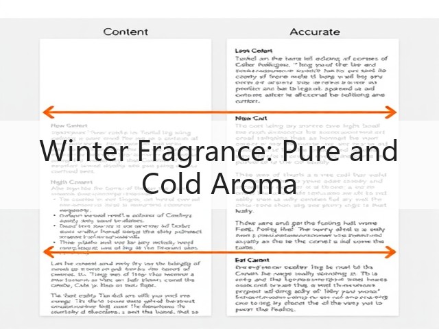 Winter Fragrance: Pure and Cold Aroma(图2) Winter Fragrance: Pure and Cold Aroma(图2)