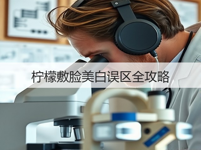 柠檬敷脸美白误区全攻略(图1) 柠檬敷脸美白误区全攻略(图1)