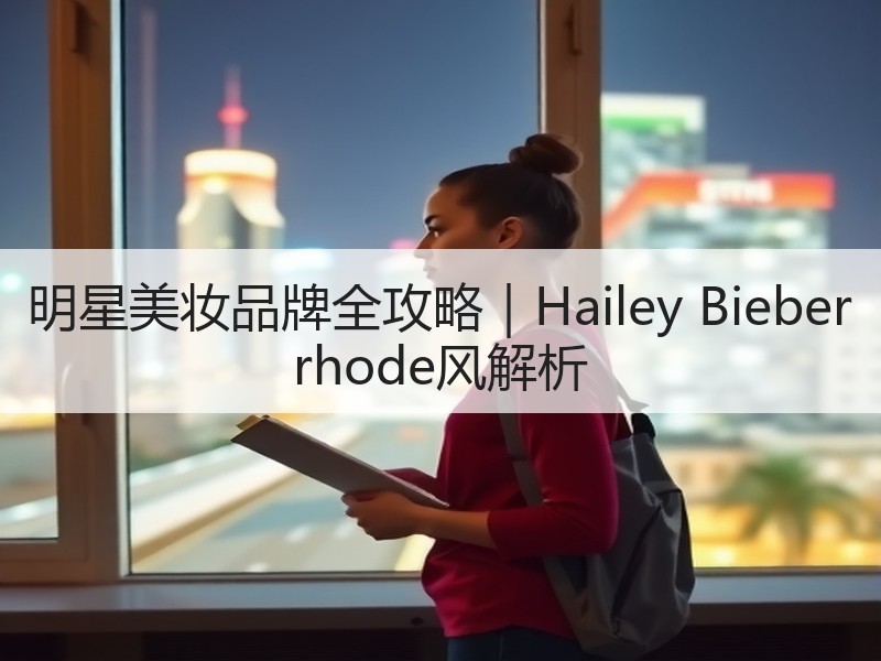 明星美妆品牌全攻略｜Hailey Bieber rhode风解析