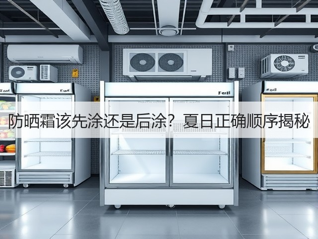 防晒霜该先涂还是后涂?夏日正确顺序揭秘(图1) 防晒霜该先涂还是后涂?夏日正确顺序揭秘(图1)