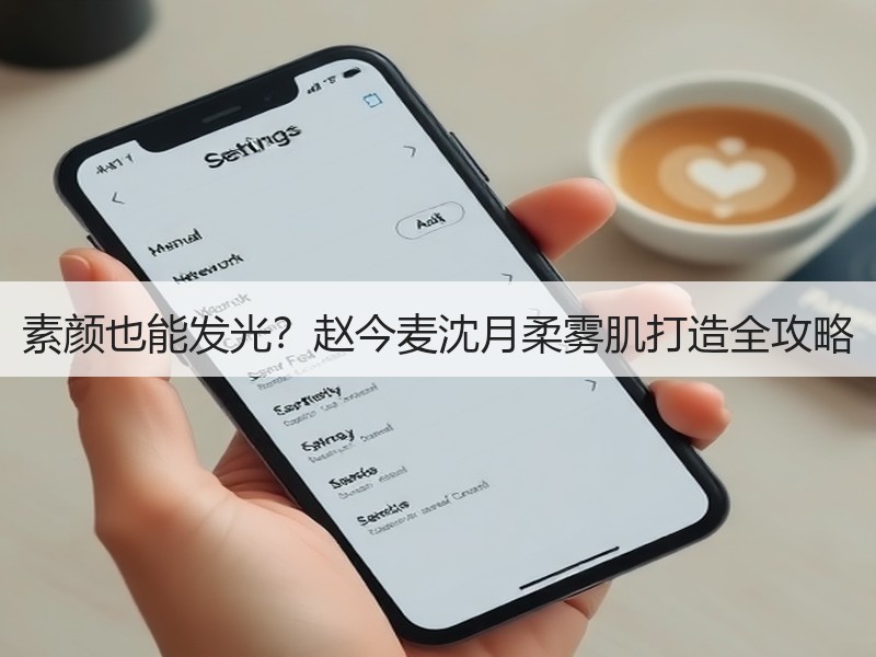 素颜也能发光？赵今麦沈月柔雾肌打造全攻略