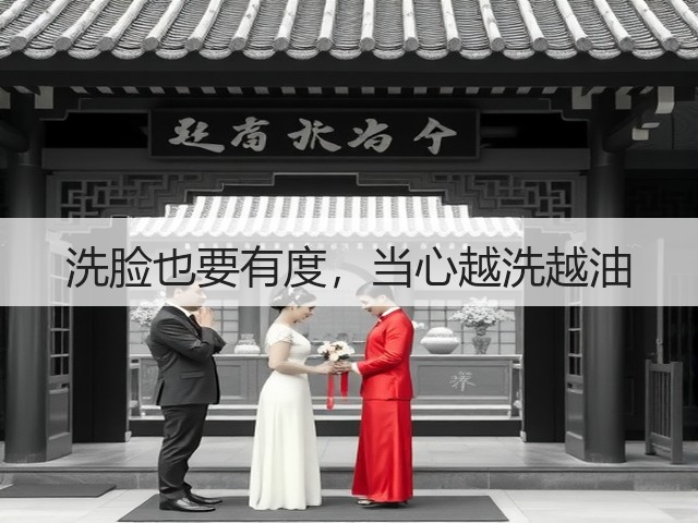 洗脸也要有度，当心越洗越油(图1)
