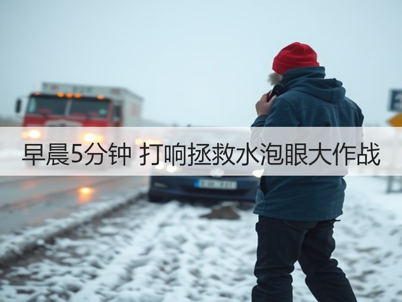 早晨5分钟 打响拯救水泡眼大作战