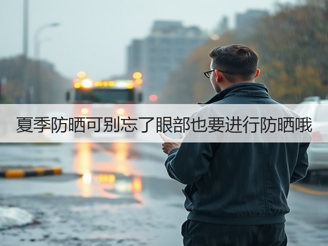 夏季防晒可别忘了眼部也要进行防晒哦(图2)