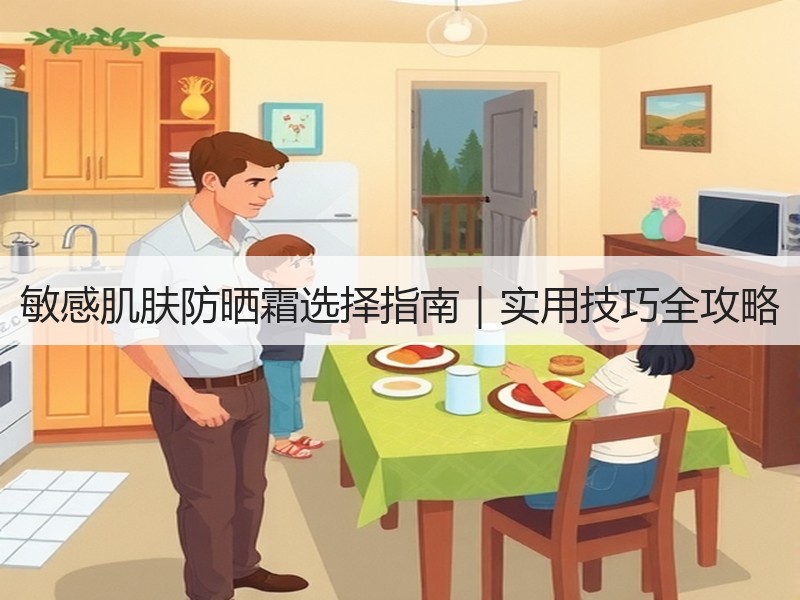 敏感肌肤防晒霜选择指南｜实用技巧全攻略