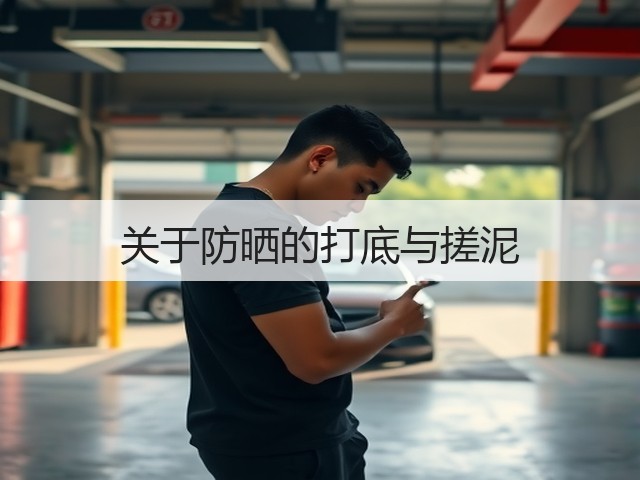 关于防晒的打底与搓泥(图3) 关于防晒的打底与搓泥(图3)