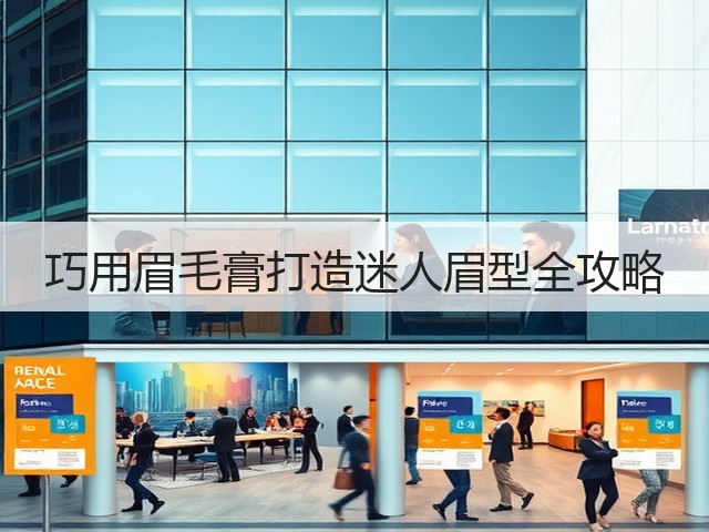 巧用眉毛膏打造迷人眉型全攻略(图1) 巧用眉毛膏打造迷人眉型全攻略(图1)