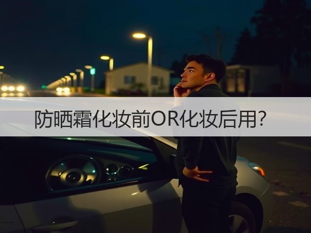 防晒霜化妆前OR化妆后用？(图2)