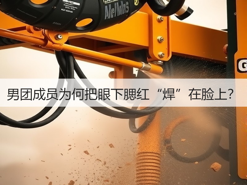 男团成员为何把眼下腮红“焊”在脸上？