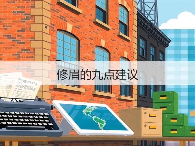 修眉的九点建议