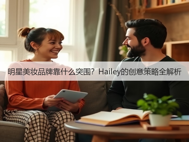 明星美妆品牌靠什么突围？Hailey的创意策略全解析