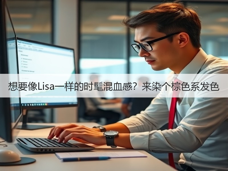 想要像Lisa一样的时髦混血感？来染个棕色系发色