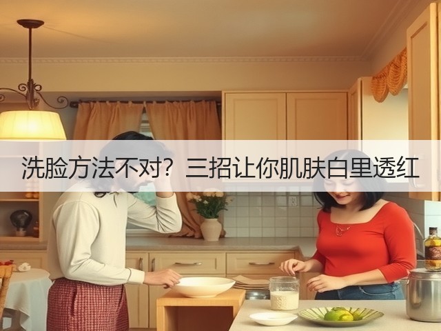洗脸方法不对?三招让你肌肤白里透红(图3) 洗脸方法不对?三招让你肌肤白里透红(图3)