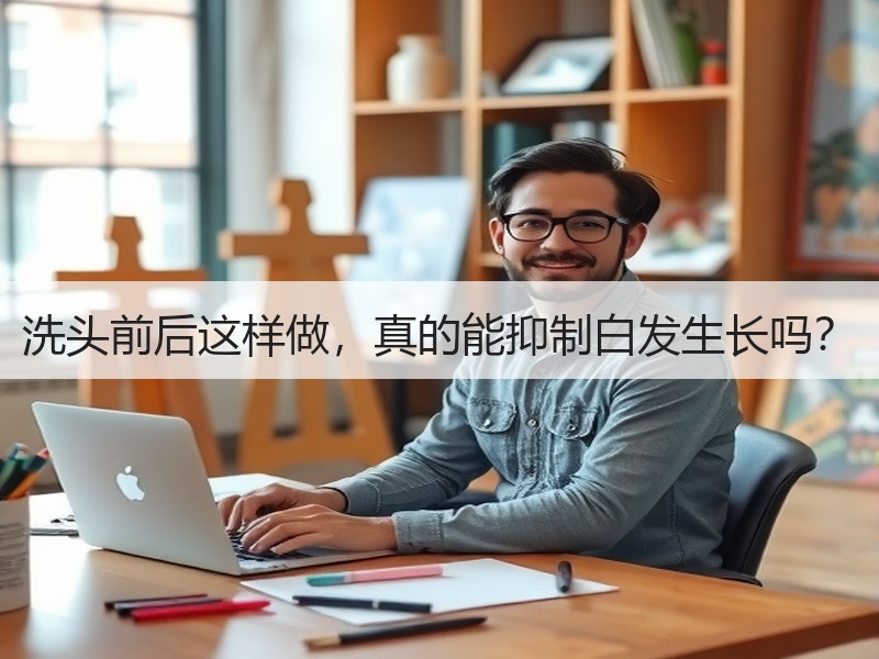 洗头前后这样做，真的能抑制白发生长吗？