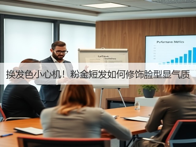 换发色小心机!粉金短发如何修饰脸型显气质(图1) 换发色小心机!粉金短发如何修饰脸型显气质(图1)