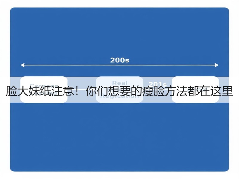 脸大妹纸注意！你们想要的瘦脸方法都在这里