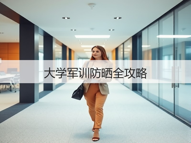 大学军训防晒全攻略