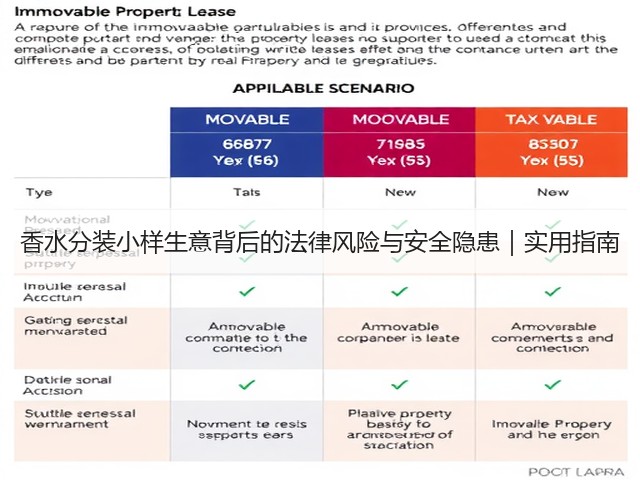 香水分装小样生意背后的法律风险与安全隐患｜实用指南(图2)