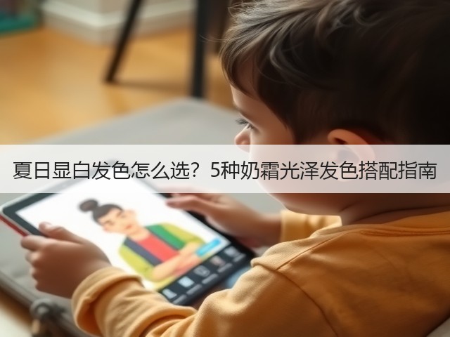 夏日显白发色怎么选?5种奶霜光泽发色搭配指南(图2) 夏日显白发色怎么选?5种奶霜光泽发色搭配指南(图2)