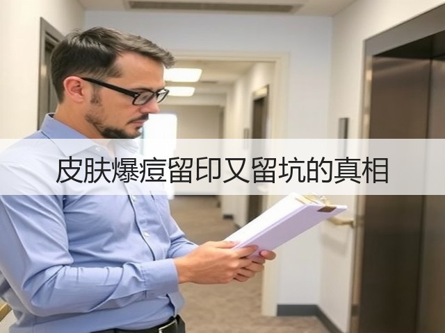 皮肤爆痘留印又留坑的真相(图2) 皮肤爆痘留印又留坑的真相(图2)