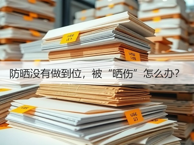 防晒没有做到位,被“晒伤”怎么办?(图1) 防晒没有做到位,被“晒伤”怎么办?(图1)