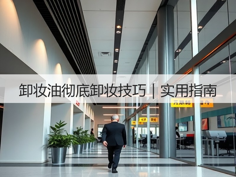 卸妆油彻底卸妆技巧｜实用指南