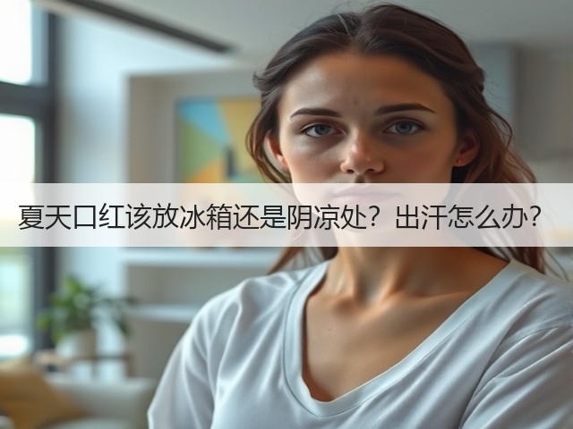 夏天口红该放冰箱还是阴凉处？出汗怎么办？(图1)