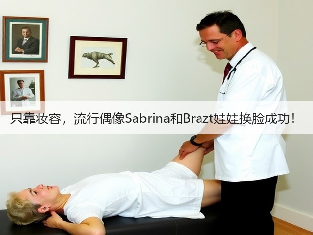 只靠妆容，流行偶像Sabrina和Brazt娃娃换脸成功！(图3)