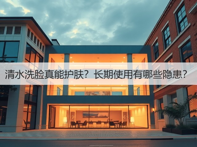 清水洗脸真能护肤?长期使用有哪些隐患?(图1) 清水洗脸真能护肤?长期使用有哪些隐患?(图1)