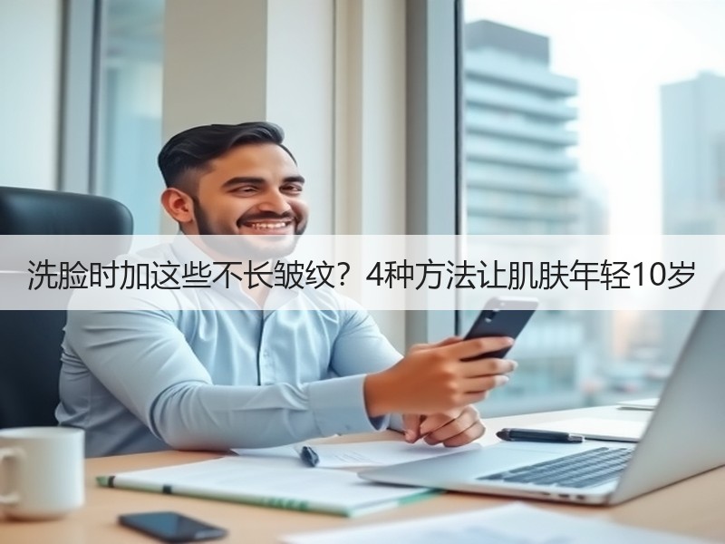 洗脸时加这些不长皱纹？4种方法让肌肤年轻10岁