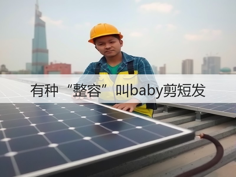 有种“整容”叫baby剪短发