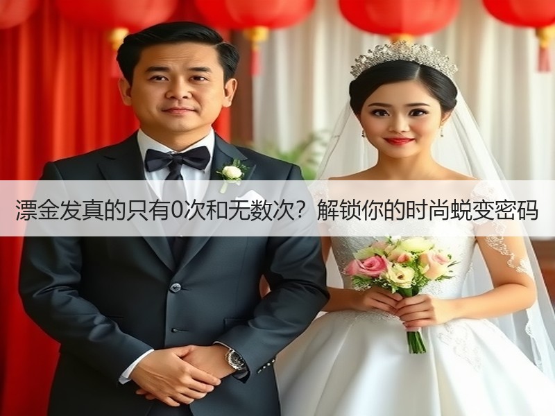 漂金发真的只有0次和无数次？解锁你的时尚蜕变密码