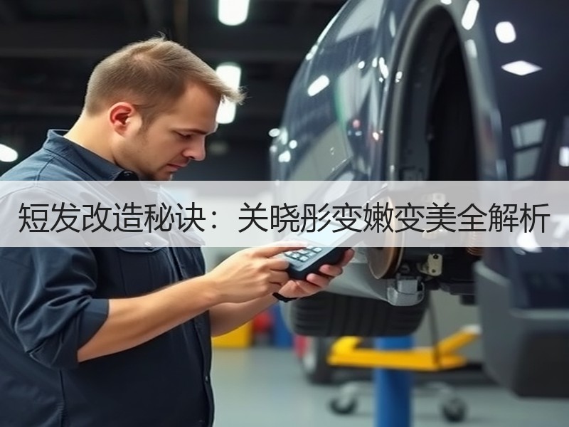 短发改造秘诀：关晓彤变嫩变美全解析