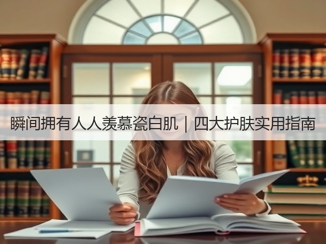 瞬间拥有人人羡慕瓷白肌｜四大护肤实用指南(图3)
