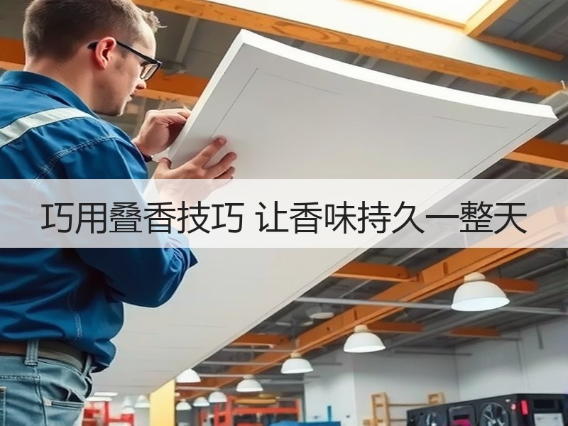 巧用叠香技巧 让香味持久一整天