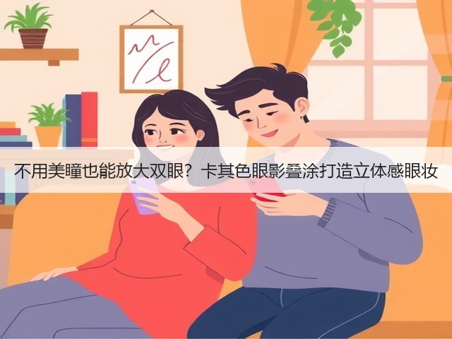 不用美瞳也能放大双眼?卡其色眼影叠涂打造立体感眼妆(图3) 不用美瞳也能放大双眼?卡其色眼影叠涂打造立体感眼妆(图3)